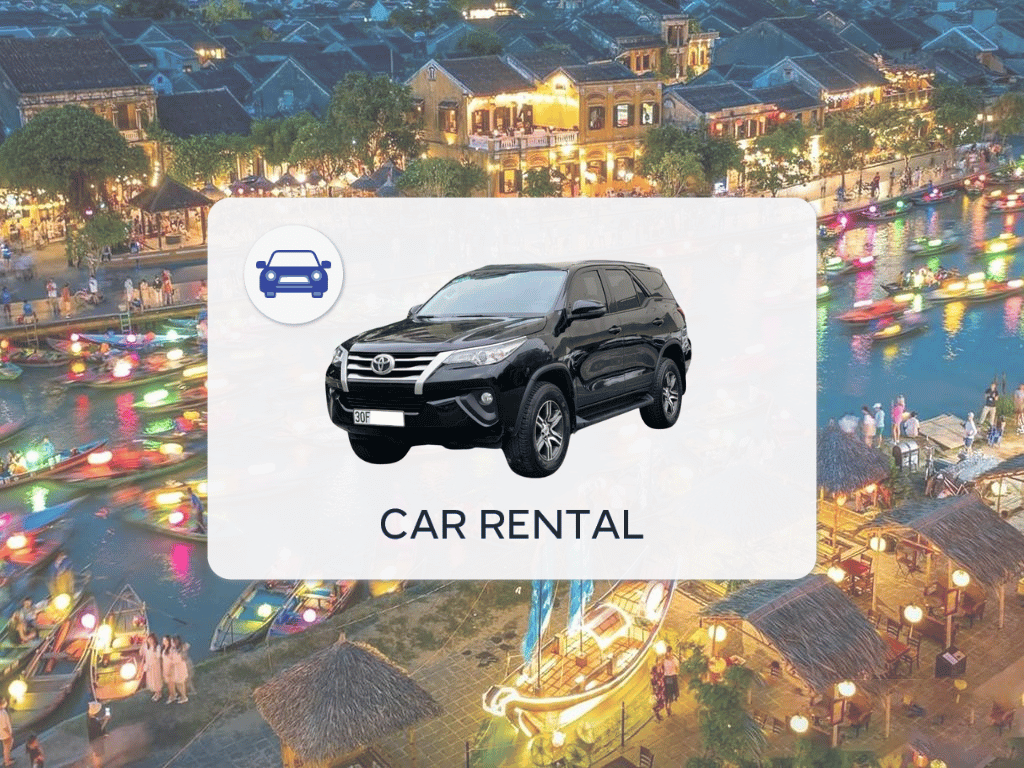 Car rental service by the hour in Hoi An | Vietnam